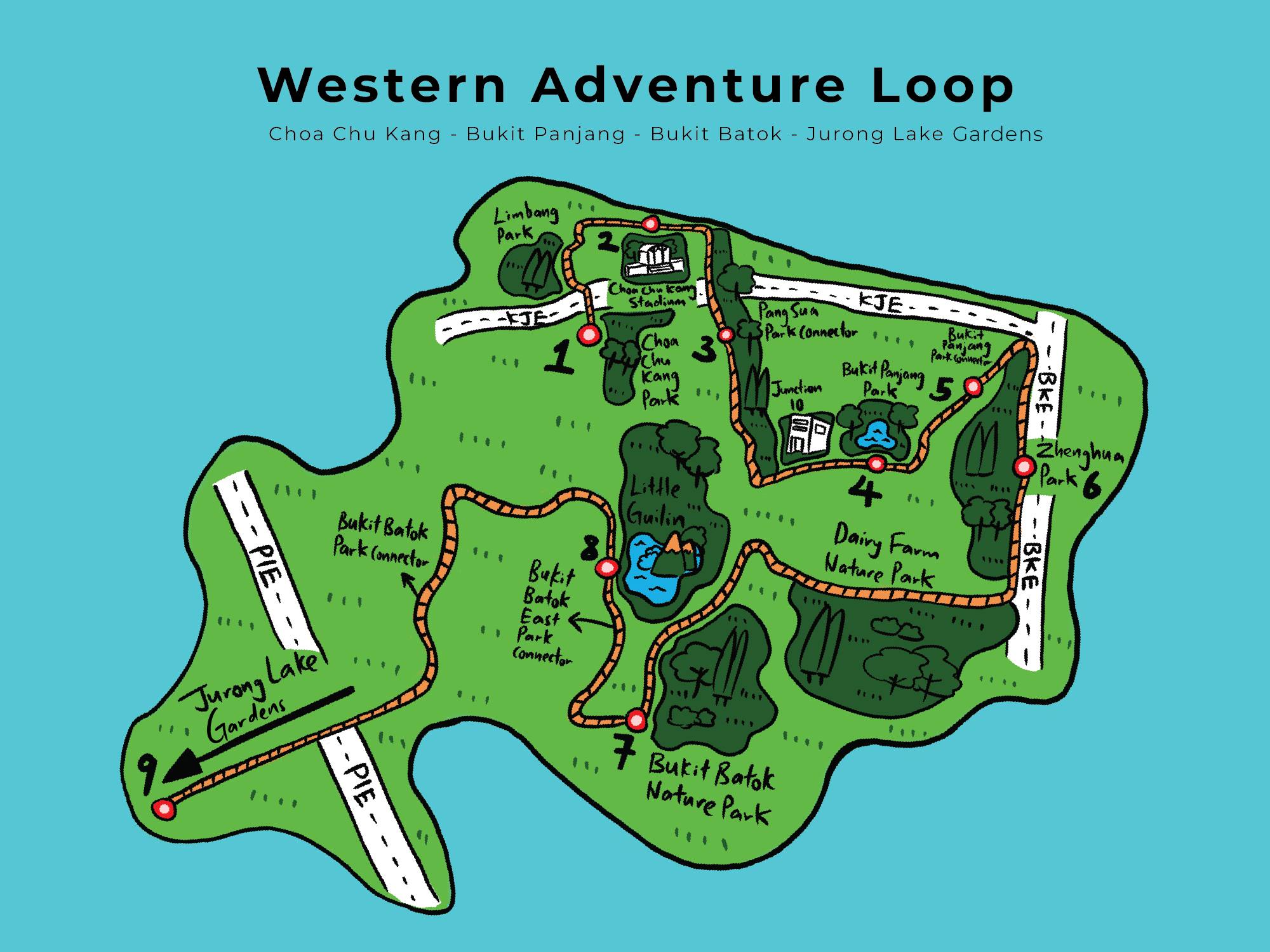Western Adventure Loop around The Myst
